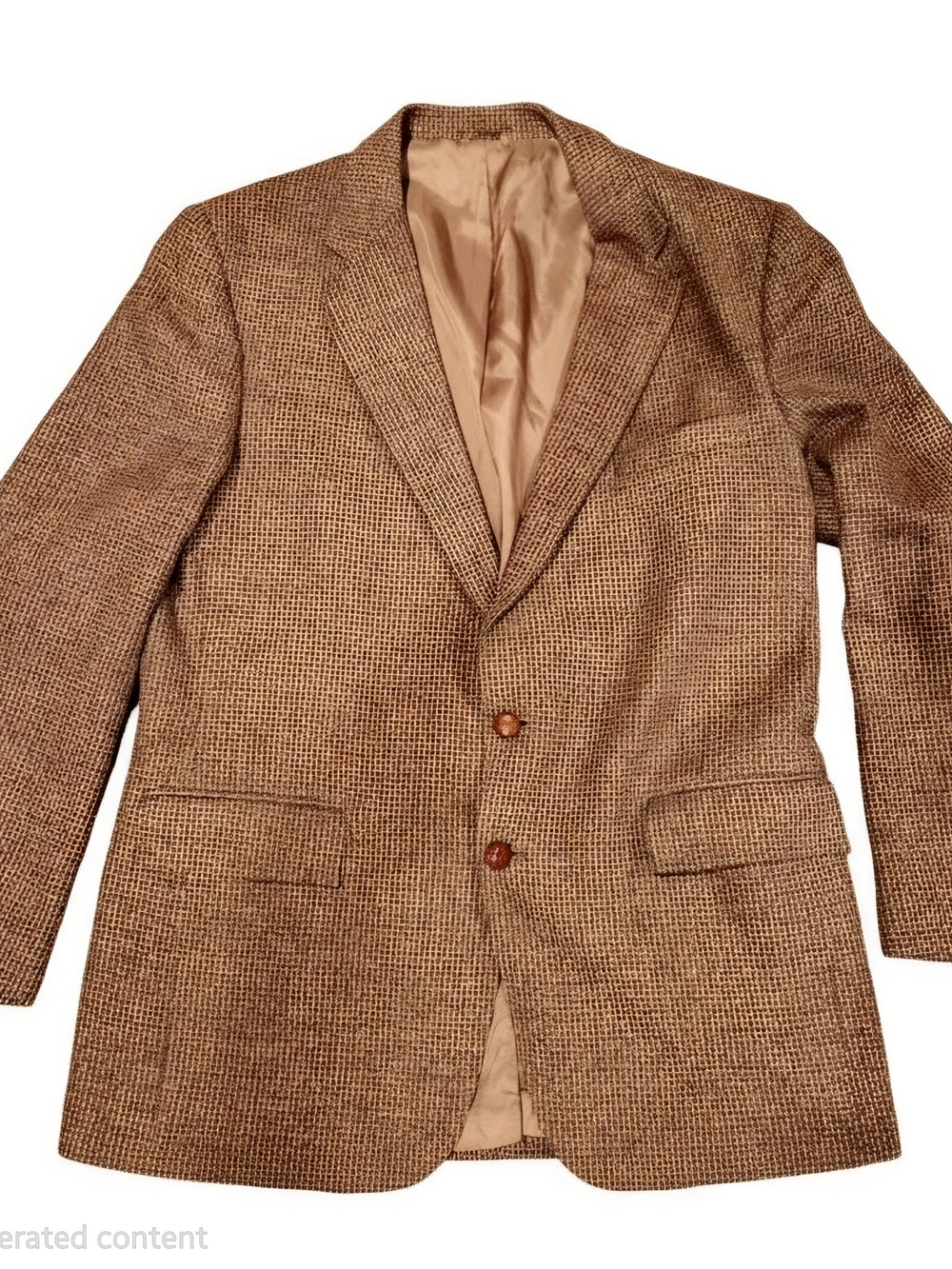 Signature by Levi Strauss Brown Tweed Sport Coat